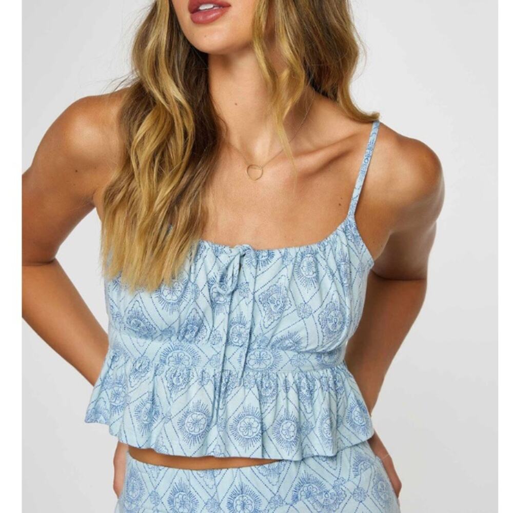 O'Neill Womens XS Sky Blue Tiffany Tank Top NEW